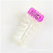 震动水晶刺套(毛毛虫)，成人用品性用品批发加盟代发，性用品工厂