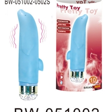 批发百乐成人用品保健用品炫彩海豚震动防水震动棒BW-051002