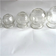 厂家直销邵氏0.6-1.0元五号玻璃拔罐火罐加厚拔罐器流沙玻璃