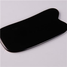 厂家直供方形纯黑水牛角正品刮痧板