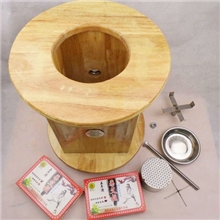 纯橡木妇科炎症痔疮专用蹲灸仪熏阴器坐灸仪马桶灸送专用药艾柱