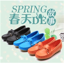 2013春夏季平底单鞋新款糖果色蝴蝶结豆豆鞋休闲女鞋批发