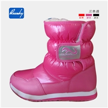 KINGBIRD厂家直销魔术贴女童鞋|雪地靴|棉鞋保暖靴一件代发