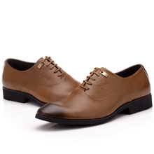 新款男士皮鞋真皮正品尖头高贵商务休闲单鞋