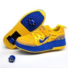 爆款货源暴走鞋儿童正品自动款男女款春夏款爆走鞋隐形按钮