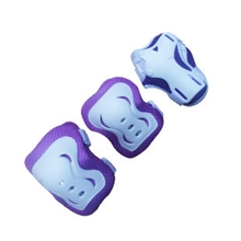 厂家批发加厚儿童轮滑护具蝴蝶护具六件套滑板自行车成人护具