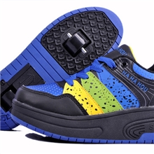 哈哈猴暴走鞋厂家批发双轮暴走鞋轮子鞋儿童正品爆走鞋