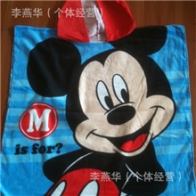 最新最全的卡通图案纯棉汽车总动员麦坤浴袍浴巾沙滩巾斗篷披风