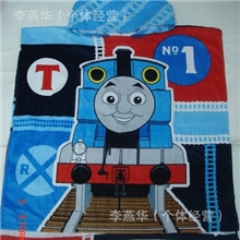 卡通全棉浴巾浴袍斗篷汽车总动员托马斯迪斯尼公主米奇米妮kitty