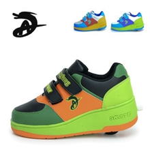 长年现货供应奥翔龙贴扣中童暴走鞋批发自动款飞行鞋