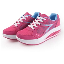 欧美风新款休闲鞋厚底摇摇鞋女单鞋松糕鞋瘦身鞋健身操运动鞋批发