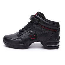 舞蹈鞋女真皮正品恋舞增高跳舞鞋软底广场舞运动健身鞋现代舞批发