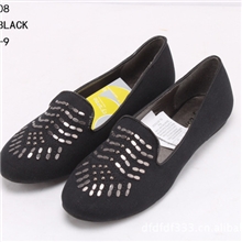 2013最爆新款拉丁时尚风情阵列金属铆钉帆布平底单鞋CyZone