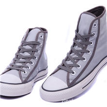 新款匡L威11838复古派队灰色高帮帆布鞋休闲鞋情侣鞋