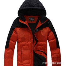 BAOJEE豹迹2012新正品冬装时尚拼色加厚运动棉衣男款活帽防风棉衣