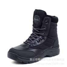 原单外贸真皮军靴真皮男靴欧美潮流军靴男鞋牛皮军靴贴牌加工