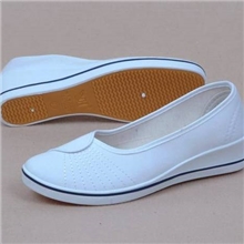 护士鞋一字正品秒杀美容师坡跟白布鞋白色布鞋美容院工作鞋手绘鞋