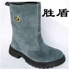 胜盾劳保鞋厂家批发防砸防刺穿安全工作防护鞋真皮反绒牛皮防护鞋