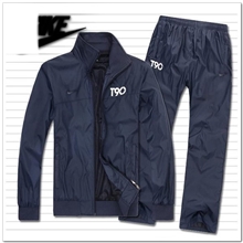 2013新款专柜耐克斯涤纶T90男士运动服套装秋冬长袖运动套装批发