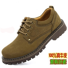 厂家直销男鞋批发淘宝爆款头层磨砂牛皮工装鞋大头皮鞋真皮鞋男