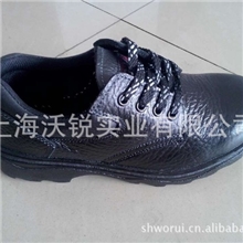 超低为回馈新老客户特推出头层牛皮线缝橡胶底带反光条防砸劳保鞋