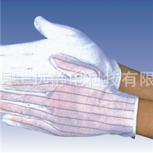 防静电手套点胶手套防滑手套10mm条纹手套现货供应