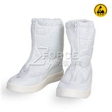 上海防静电鞋批发海绵加厚胶底短筒靴无尘室网眼鞋网格加厚靴