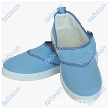 SPU防静电鞋744款圆口双拼帆布鞋TABSUN/同花盛轻便工作鞋