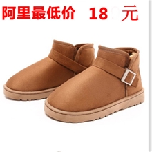 厂家直销新款台州雪地靴防滑靴子吹气底棉鞋女靴圆头女靴批