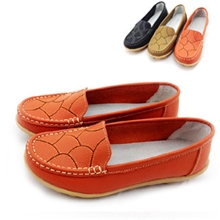 2013新款单鞋妈妈鞋绣花真皮软面皮平跟鞋休闲驾车鞋女单鞋