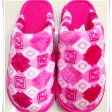 2013新款格子菱形厚底棉拖鞋情侣家居棉拖男女秋冬棉鞋批发