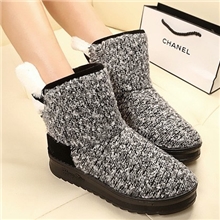 2013冬季新品韩版卡通熊猫雪地靴松糕厚底棉靴保暖短靴女靴子批发