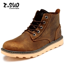 走索潮流皮靴男靴子马丁靴男牛皮工装靴短靴男军靴雪地靴男鞋
