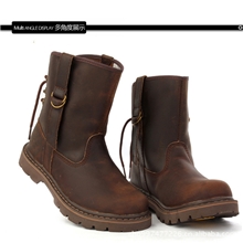 批发Z.Suo走索英伦风男工装鞋真皮军靴潮流短靴男靴子时尚高帮靴