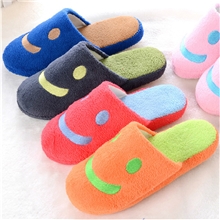 现货笑脸拖鞋-保暖鞋男女可爱卡通笑脸家居家拖鞋地板软底拖鞋