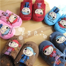 OEM特价*卡通海盗情侣款棉拖鞋居家拖鞋地板拖鞋