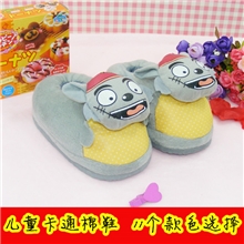 新款儿童卡通保暖棉拖鞋灰太狼/kt猫/美羊羊/儿童卡通棉拖保暖鞋