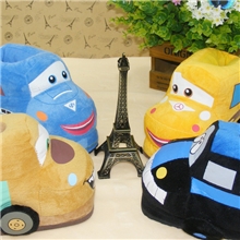 2013冬季新款棉鞋糖果色汽车人卡通保暖鞋儿童保暖棉拖鞋家居鞋