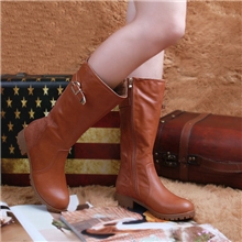 2013秋冬新款清仓特价马丁靴女鞋平底中筒靴拉链金属棉鞋