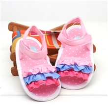 夏季粉色层层蛋糕凉鞋婴儿鞋学步鞋宝宝鞋