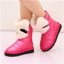 2013冬新款童鞋星仔女童雪地靴防水儿童靴雪地鞋棉鞋中筒靴棉靴