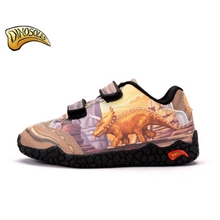 DINOSOLES正品恐龙童鞋运动鞋秋冬中大男女童防滑闪灯休闲鞋16711