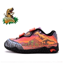 DINOSOLES恐龙童鞋运动鞋秋冬款保暖中小男童防滑闪灯休闲鞋12210