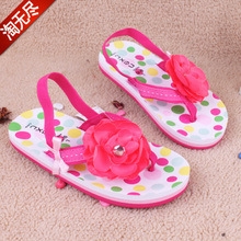 出口英国NEXT原单正品童鞋凉鞋小花朵EVA沙滩鞋可爱宝宝鞋库存鞋