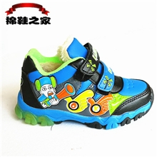 厂家直销2013冬季特价童鞋中大童保暖鞋光头强儿童棉鞋批发