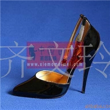 批发奢华真皮12厘米性感高跟鞋系带黑色女鞋大码单鞋