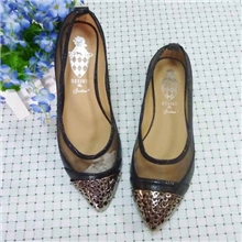 供应2013韩版小尖头性感网面平底女鞋平跟网纱鞋休闲透气女鞋子