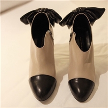 2013春秋新款真皮踝靴侧拉链蝴蝶结韩版大牌短靴单靴女士靴子批发