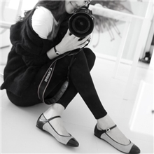 『荐』新版拼色平底单鞋|真皮女鞋单鞋|外贸女鞋|韩国代购女鞋