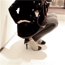 『荐』韩国partysu鞋|高跟单鞋|真皮女鞋单鞋|外贸蝴蝶结女鞋